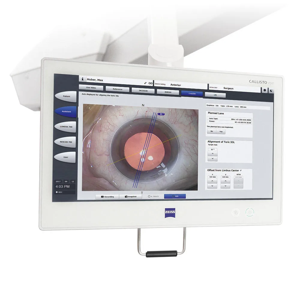 ZEISS OPMI Lumera i — CALLISTO eye: торическая ИОЛ без маркера