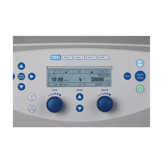Eppendorf 5430 R — 50 программ и ввод скорости сразу в g