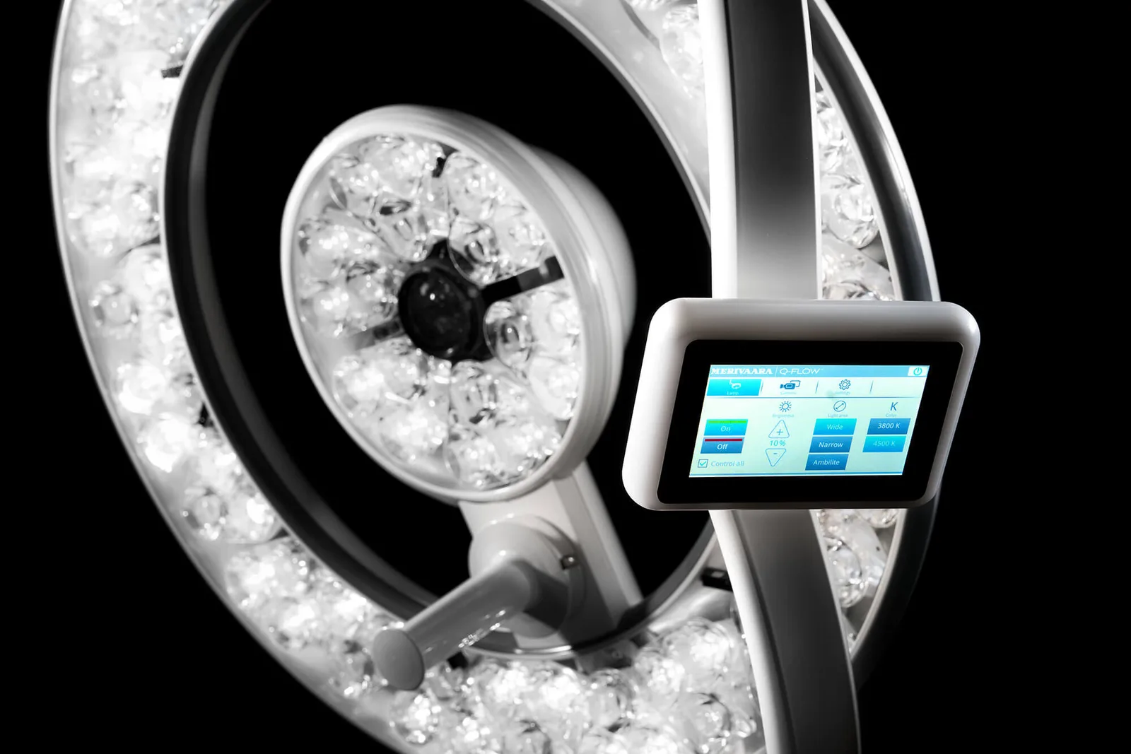 Merivaara Q-Flow 6i — Intueri: управление из стерильной зоны