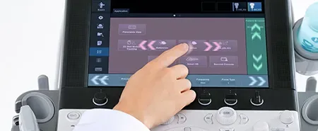 Canon Aplio a450 — Сенсорный экран с тремя зонами