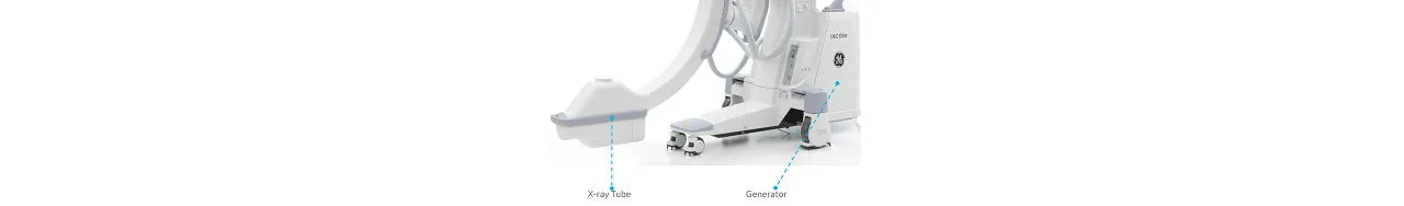 GE HealthCare OEC Elite CFD — Штатив Super C и моторизация