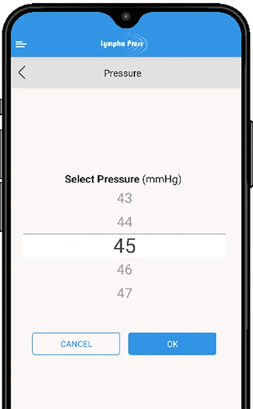 Mego Afek Lympha Press Optimal Plus — Приложение для смартфона и учёт процедур — фото 3