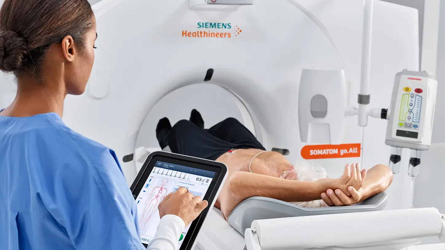 Siemens SOMATOM go.All — Мобильный рабочий процесс с планшета