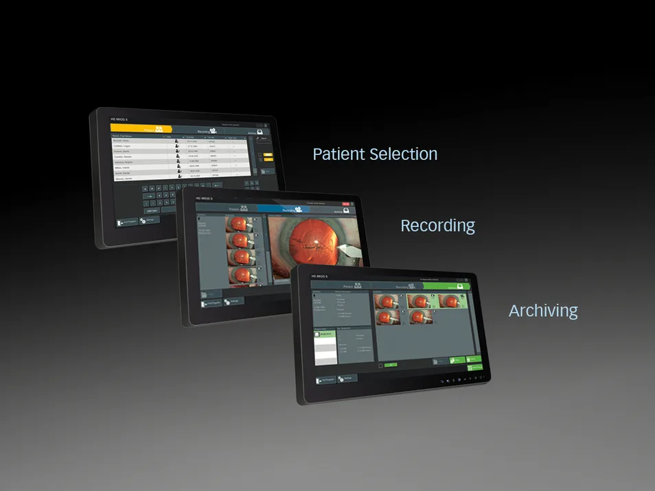 Haag-Streit Surgical HS Hi-R NEO 900 — Документирование: C.MOR HD и HS MIOS 5