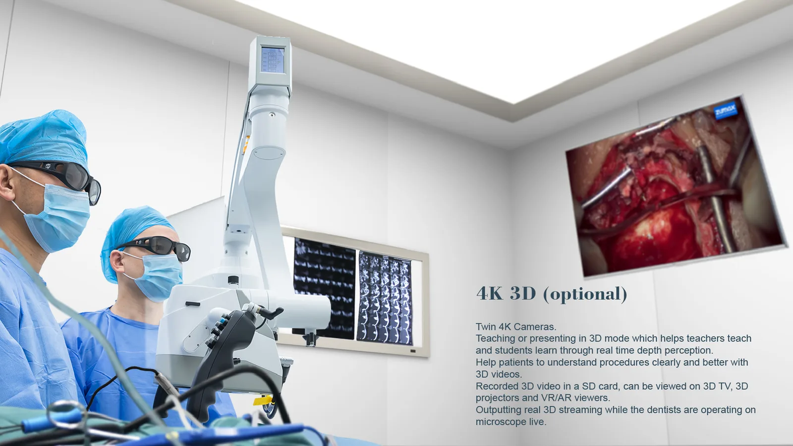 Zumax OMS 3500 — 4K 3D для обучения и демонстрации