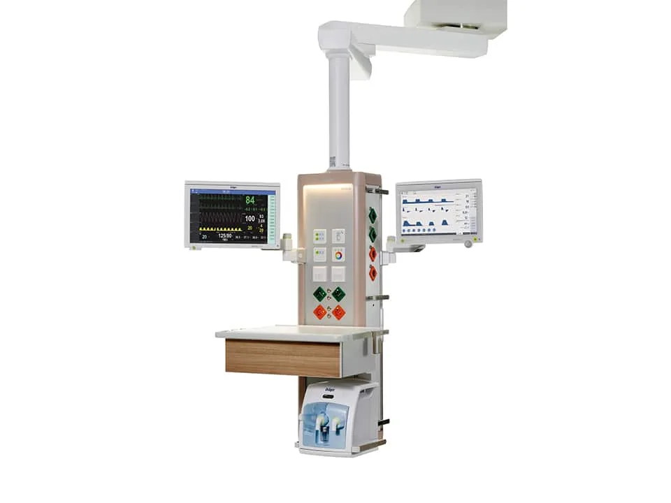 Dräger Ambia — Система крепления принадлежностей