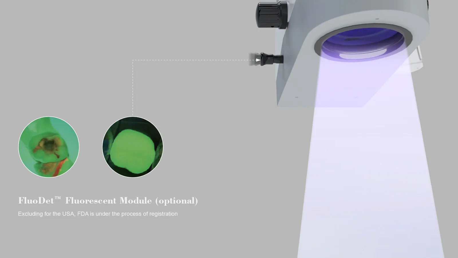 Zumax OMS3200 PRO — FluoDet: флуоресцентный модуль