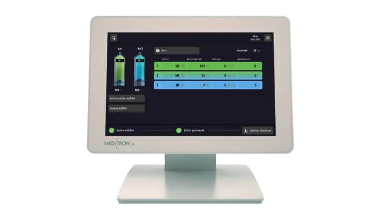 MEDTRON Accutron CT-D — Светлая и тёмная тема экрана