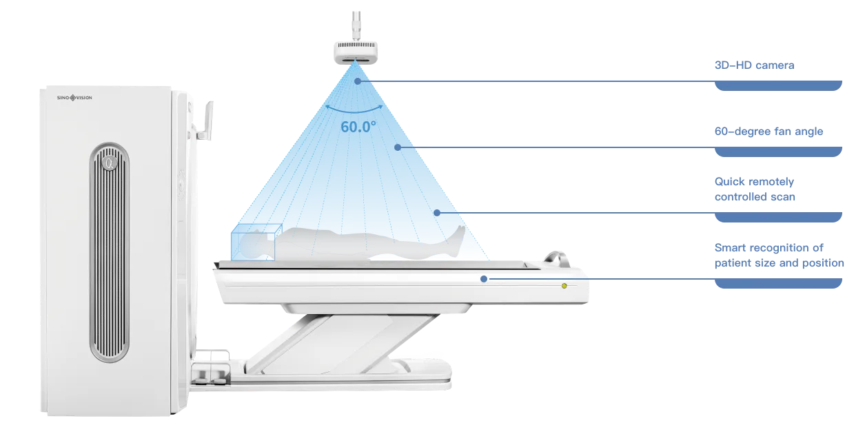 SinoVision AlphaCT 328 Plus — Камера 3D-Vision: укладка и запуск из пультовой