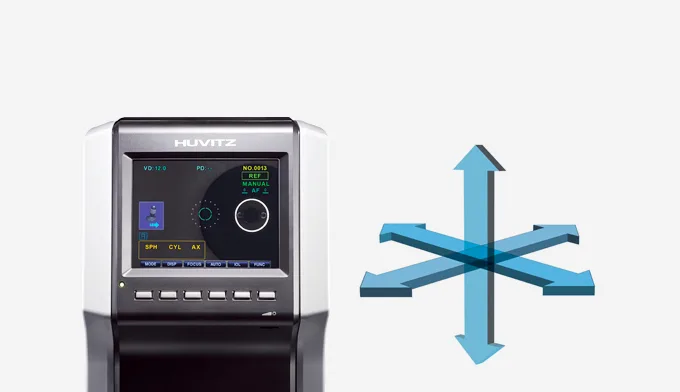 Huvitz HRK-7000A — Трёхмерный автотрекинг и автозамер
