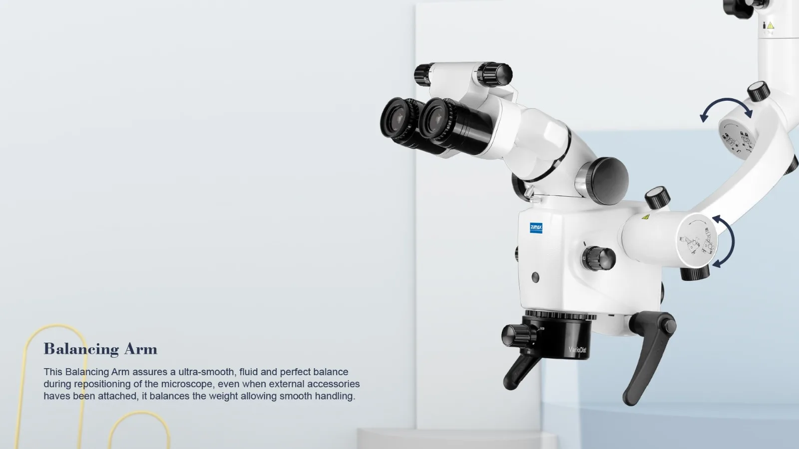 Zumax OMS 2350 — Балансировочное плечо с ходом 120°