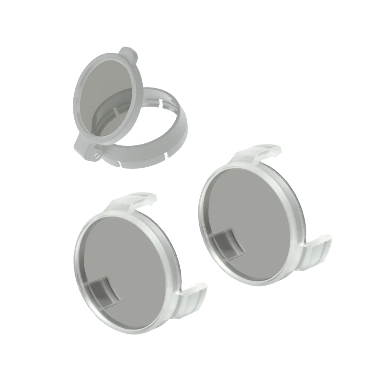 HEINE ML4 LED HeadLight — Съёмные фильтры: поляризация и жёлтый