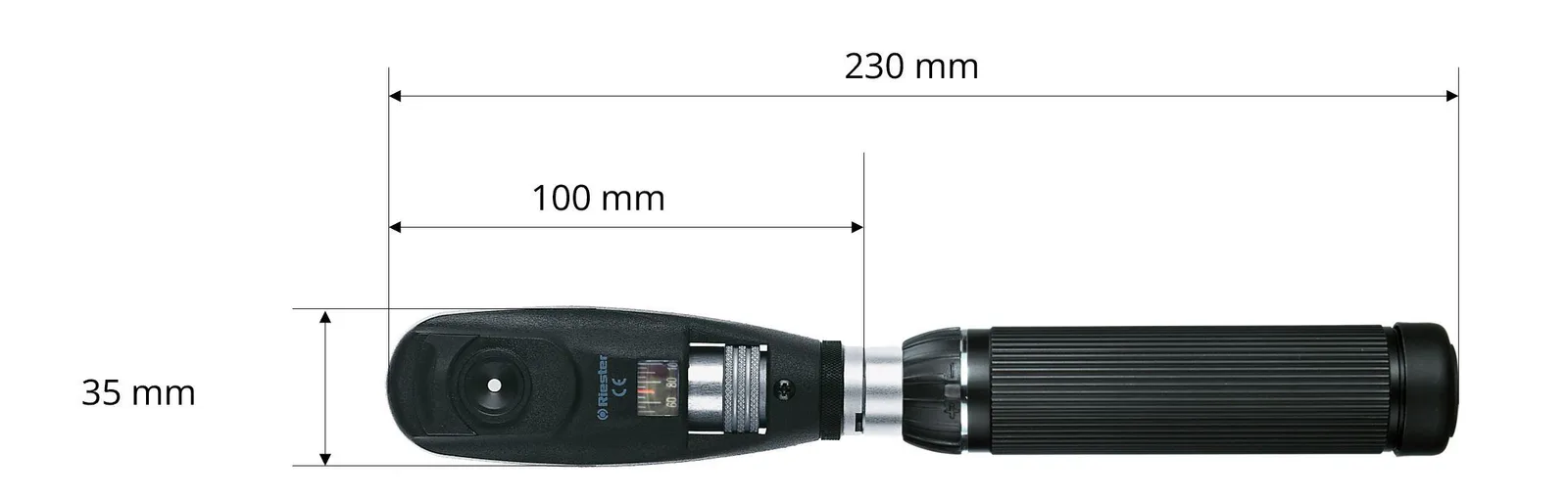 Riester ri-scope slit — Габариты и комплект поставки