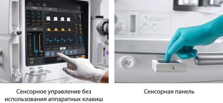 Mindray A7 — Полностью сенсорное управление