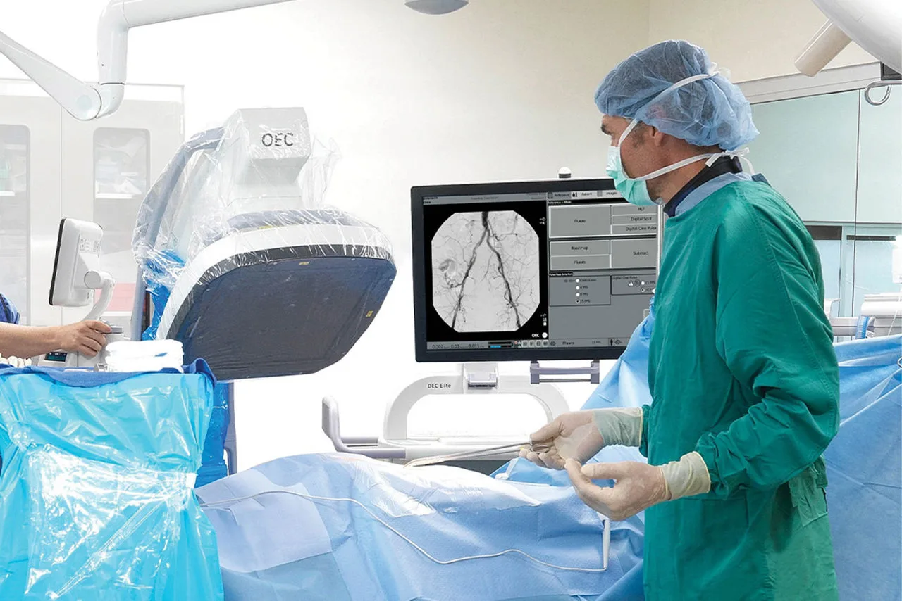 GE HealthCare OEC Elite CFD — Непрерывная рентгеноскопия без биннинга