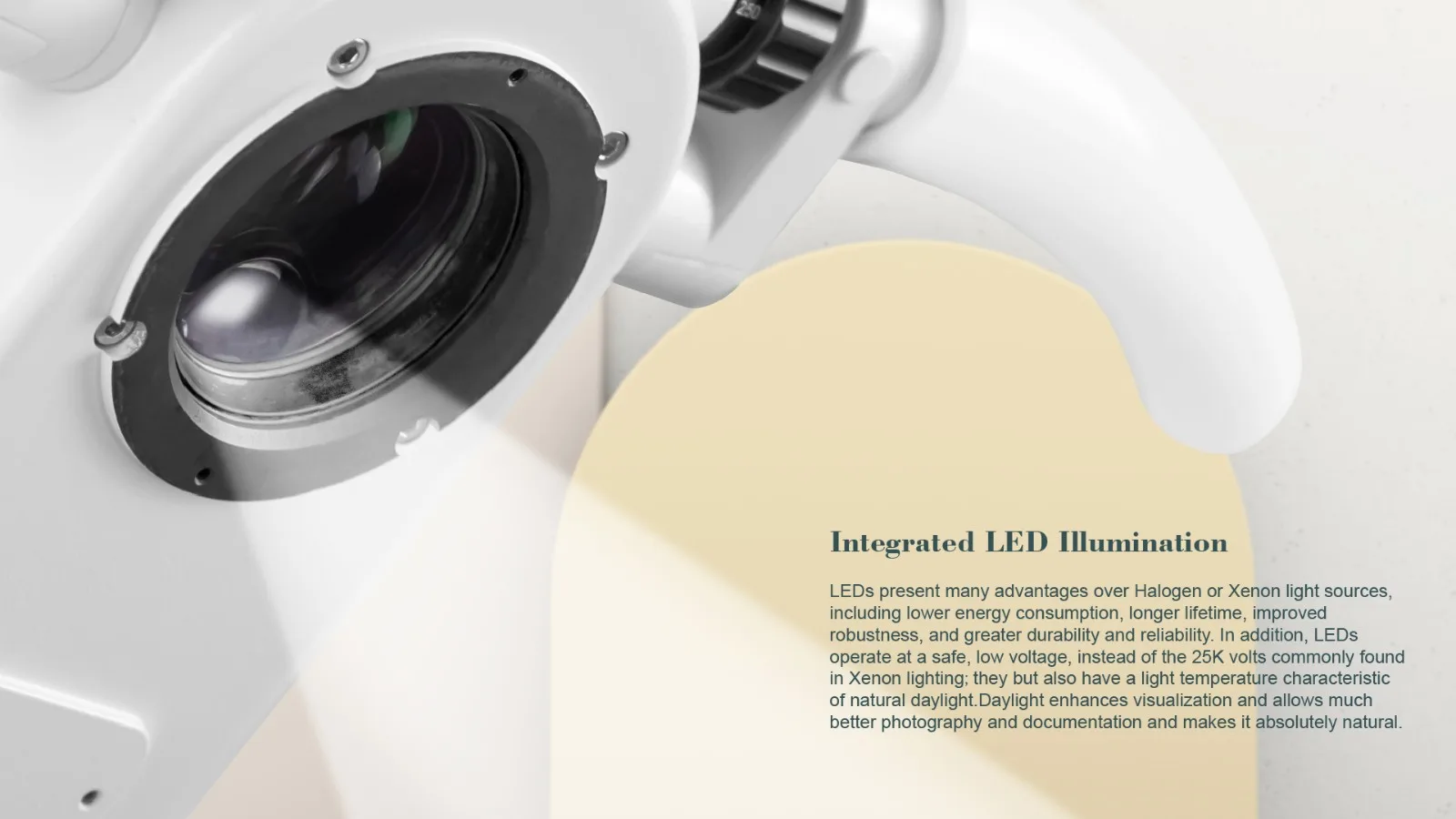 Zumax OMS2380 — Светодиодный свет с жёлтым и зелёным фильтром