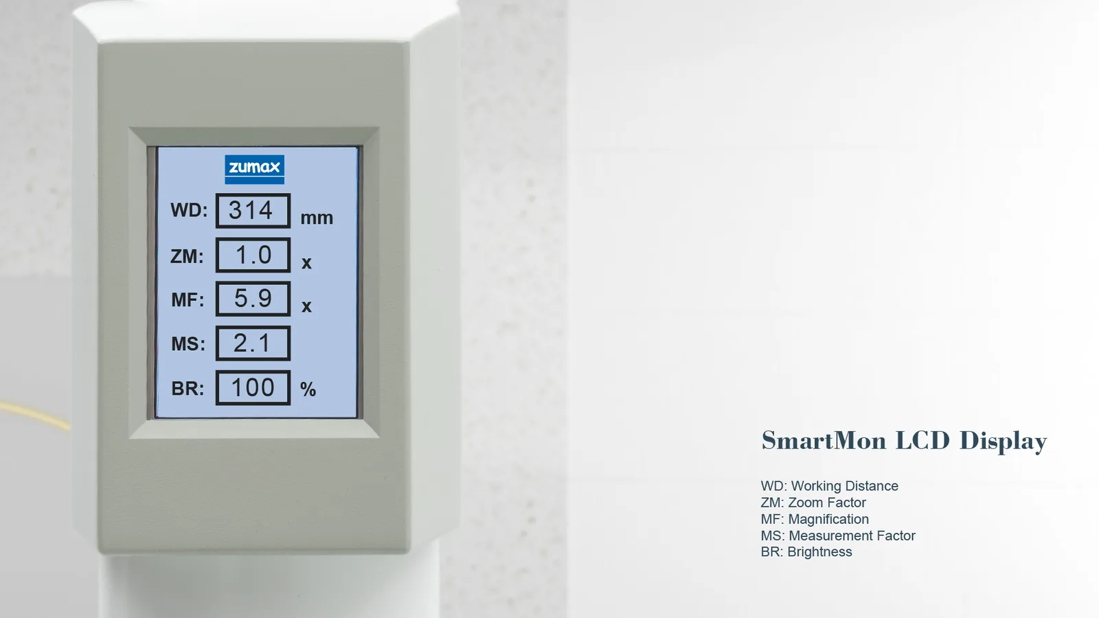 Zumax OMS 3500 — Дисплей SmartMon на корпусе