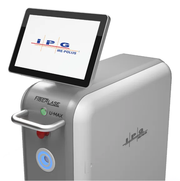 FiberLase U-MAX — Разъём SMA со шторкой и подсветкой