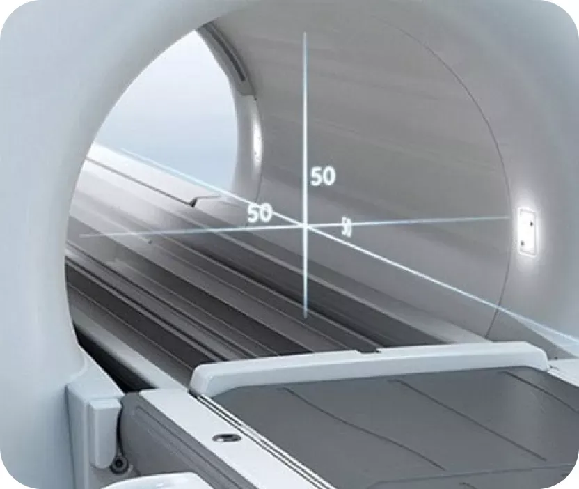 GE HealthCare SIGNA Architect 3T — Поле обзора 50 × 50 × 50 см и туннель 70 см