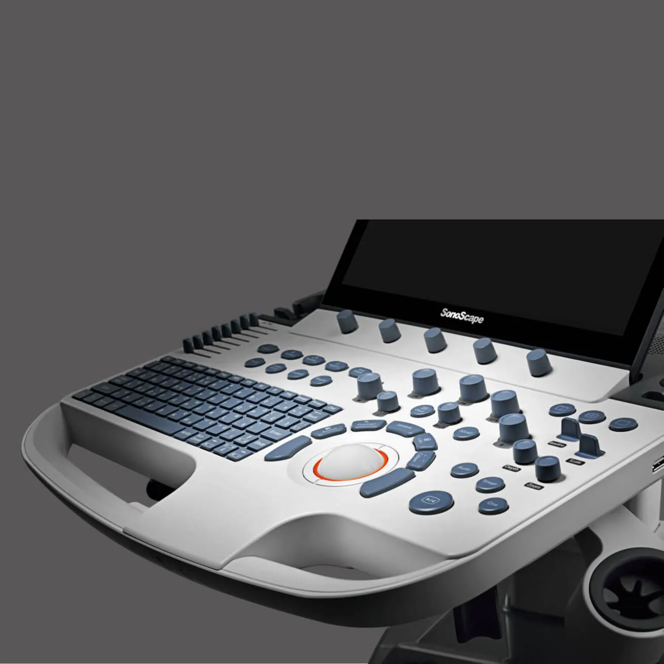 SonoScape P50 Elite — Эргономика: консоль, экраны, автономность